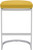 Trevi Cantilever Velvet Bar Stool Mustard