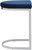 Trevi Cantilever Velvet Bar Stool Blue