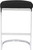 Trevi Cantilever Velvet Bar Stool Black
