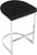 Trevi Cantilever Velvet Bar Stool Black