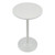 Como Poseur Matt White Table Round Wood White