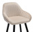Velluto Velvet Kitchen Bar Stool Cream