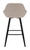 Velluto Velvet Kitchen Bar Stool Cream
