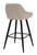 Velluto Velvet Kitchen Bar Stool Cream