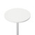 Deluxe Como Poseur Table Round White Wood