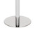 Deluxe Como Poseur Table Round White Wood