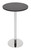 Deluxe Como Poseur Table Round Black Wood
