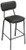 Belluno Kitchen Bar Stool Black
