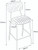 Belluno Kitchen Bar Stool Brown