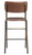 Tavo Stacking Mid Height Bar Stool Vintage Brown
