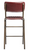 Tavo Stacking Mid Height Bar Stool Vintage Red