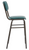 Tavo Stacking Mid Height Bar Stool Vintage Teal