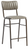 Tavo Stacking Mid Height Bar Stool Vintage Dark Grey