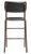 Tavo Stacking Mid Height Bar Stool Vintage Black