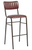 Tavo Stacking Bar Stool Vintage Red