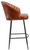 Brooklyn Leather Bar Stool Bruciato Tan