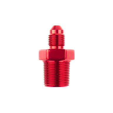 COLOR FITTINGS 6AN FLARE TO 1/4" NPT  - RED COFF2N-06-014-000-RD