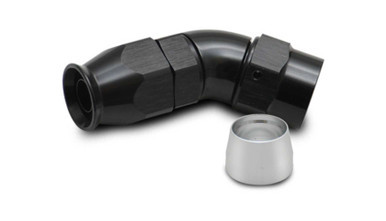 VIBRANT PERFORMANCE 45 DEGREE HIGH FLOW HOSE END FITTING -12AN VIB28412