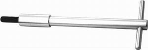 RACING POWER CO-PACKAGED SILVER ALUM T-BAR WING N UT 4IN WITH 1/4-20 (4) RPCR6018