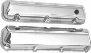 RACING POWER CO-PACKAGED Chrome Steel Valve Cover 429-460 Pair RPCR9297