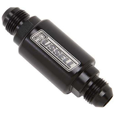 RUSSELL P/C #8 3-1/4in Fuel Filter - Black RUS650103