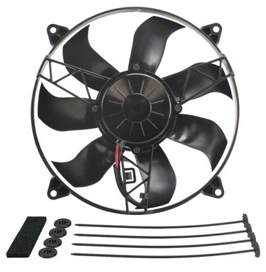 DERALE 12in High Output RAD Fan Single Puller DER16918