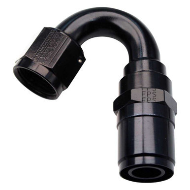 FRAGOLA #6 Race-Rite Crimp-On Hose End 150-Degree FRG2615006