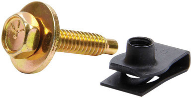 ALLSTAR PERFORMANCE Body Bolt Kit w/ Clips 10pk Gold ALL18559