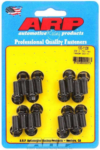 ARP Header Bolt Kit - 6pt. 3/8 x .750 UHL (16)  ARP100-1108