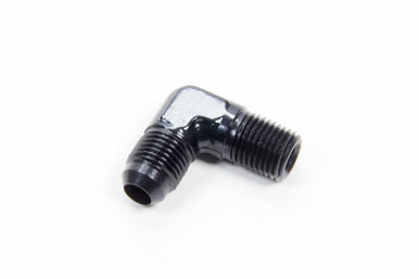 AEROQUIP 90 Deg Alum #6 Flare 1/4 in Black AERFCM5034