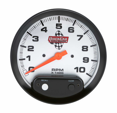 QUICKCAR RACING PRODUCTS 5in Tach w/Memory 10k QRP611-6001