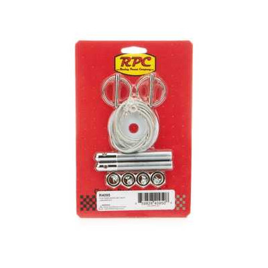RACING POWER CO-PACKAGED FLIP-OVER HOOD SET WITH LANYARD KIT RPCR4095