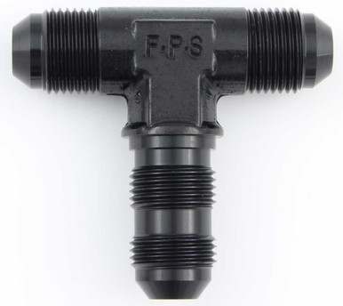 FRAGOLA #3 Bulkhead Tee Fitting Black FRG483403-BL