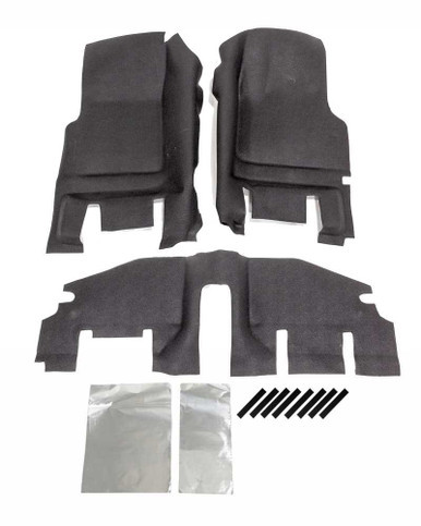 BEDRUG Bedtred 97-06 Jeep Wrangler TJ Front 3pc. BEDBTTJ97F