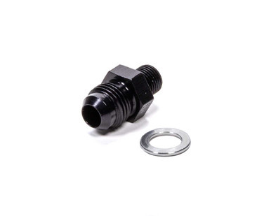 FRAGOLA #6 x 1/8NPS Transmission Adapter Fitting Black FRG481671-BL