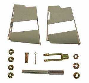 RACING POWER CO-PACKAGED CHROME BRAKE BOOSTER BR ACKET RPCR3918