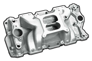 PROFESSIONAL PRODUCTS SBC Power+Plus CrossWind Manifold - Satin PRP52026