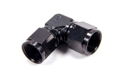 FRAGOLA #10 Female 90 Degree Coupler Fitting Black FRG496310-BL