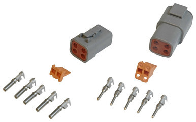 MSD IGNITION Deutsch 4-Pin Connector - 12-14 Gauge MSD8187