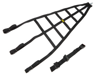 OMP RACING, INC. Window Net Racing Polyester Black OMPNA0-1876