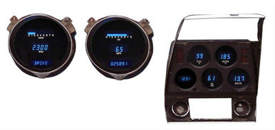 DAKOTA DIGITAL DIRECT-FIT GAUGE KITS FOR 1968-1977 CORVETTE DDGVFD3-68C-VET-B