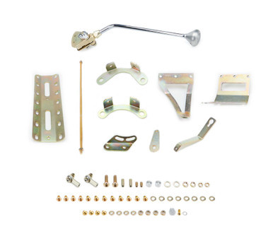 LOKAR Shifter GM 4L60E Chrome 16in Single Bend Lever LOKCM4L60EBM