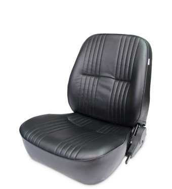 SCAT ENTERPRISES PRO90 Low Back Recliner Seat - LH - Black Vinyl SCA80-1400-51L