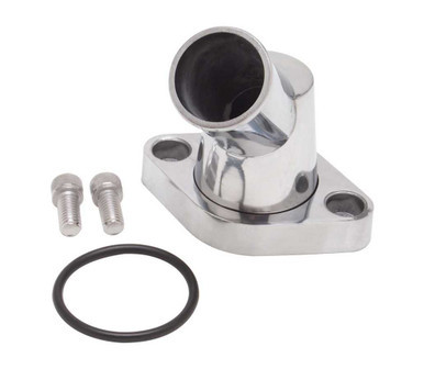 EDELBROCK Chevy V8 Thermostat Housing - 45 Degree EDE4817
