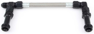 FRAGOLA #8 Pro Stock Fuel Line Kit 4150 Black FRG920023-BL