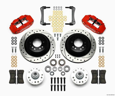 Front Disc Brake Kit Blk 70-78 Camaro/Nova 12.88 WIL140-12278-DR