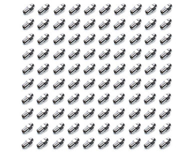 100 Lugnuts 1/2 Std Mag Closed End GOR73188