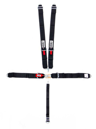 CROW SAFETY GEAR 5-Pt Harness Small Latch Blk Bolt In Pull Down CRW11004