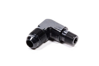 FRAGOLA 90 Deg Adapter Fitting #6  x 1/8 MPT Black FRG482262-BL