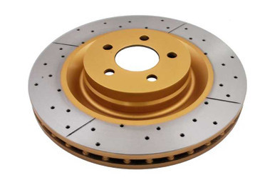 DBA 08-15 Dodge Challenger SRT-8 Front Drilled & Slotted Street Series Rotor - DBA2444X